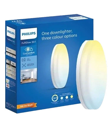 Philips Full Glow 3-in-1 Surface Light (Tunable),Round