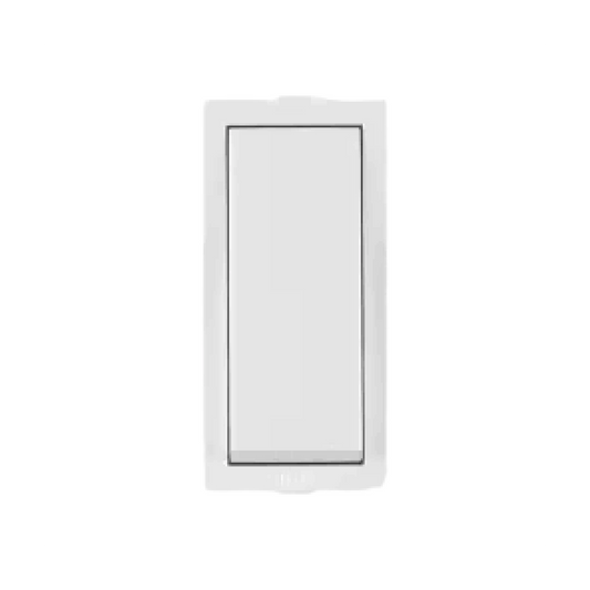 Anchor Roma Switch, 20A, 1 Module, 1 Way, White