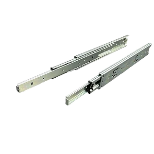 Ebco Sleek Telescopic Drawer Channel, Regular Close, 35 Kg Capacity, Zinc