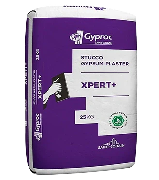 Saint-Gobain Gyproc Xpert+ Gypsum Punning Plaster, 25 Kg