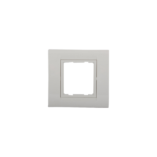 Anchor Tresa Plate with Frame, White