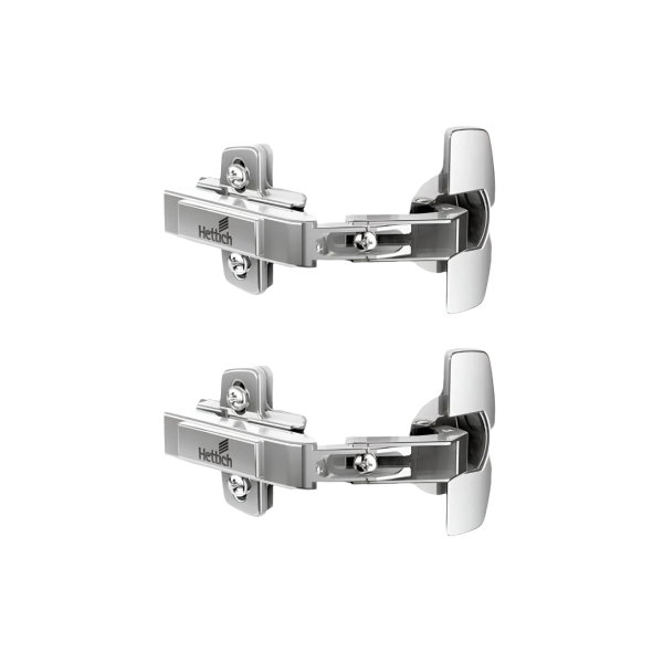 Hettich Intermat 9956 Corner 165° Zero Protrusion Regular Close Hinges, 0 Crank, 1 Set (2 Nos)